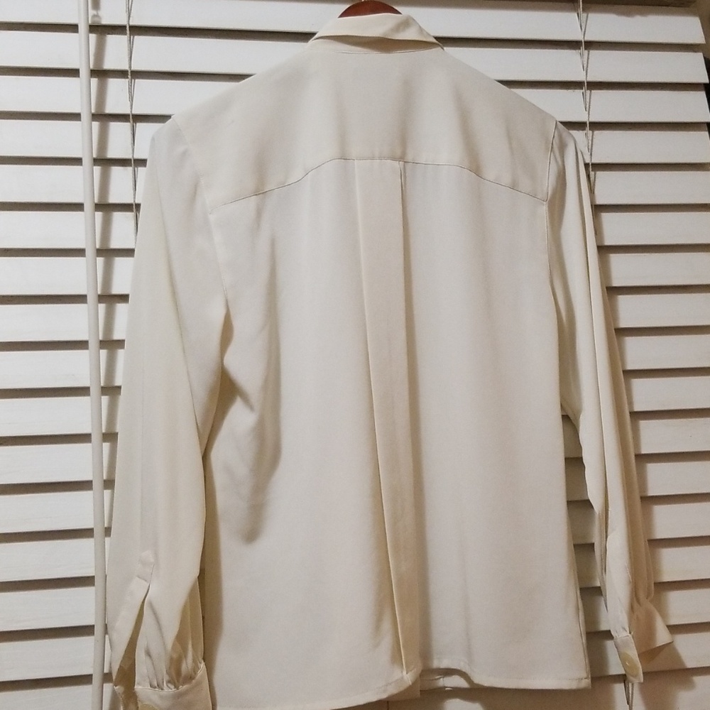 LIZ CLAIBORNE PETITES COLLECTION L/S BLOUSE 4 - Picture 2 of 7